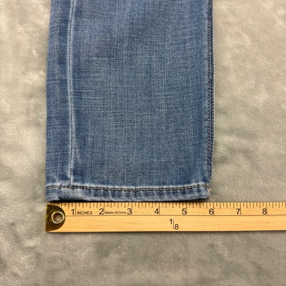 American Eagle Outfitters Womens Tomgirl Distressed Button Fly Jeans Size 6 - Picture 13 of 13
